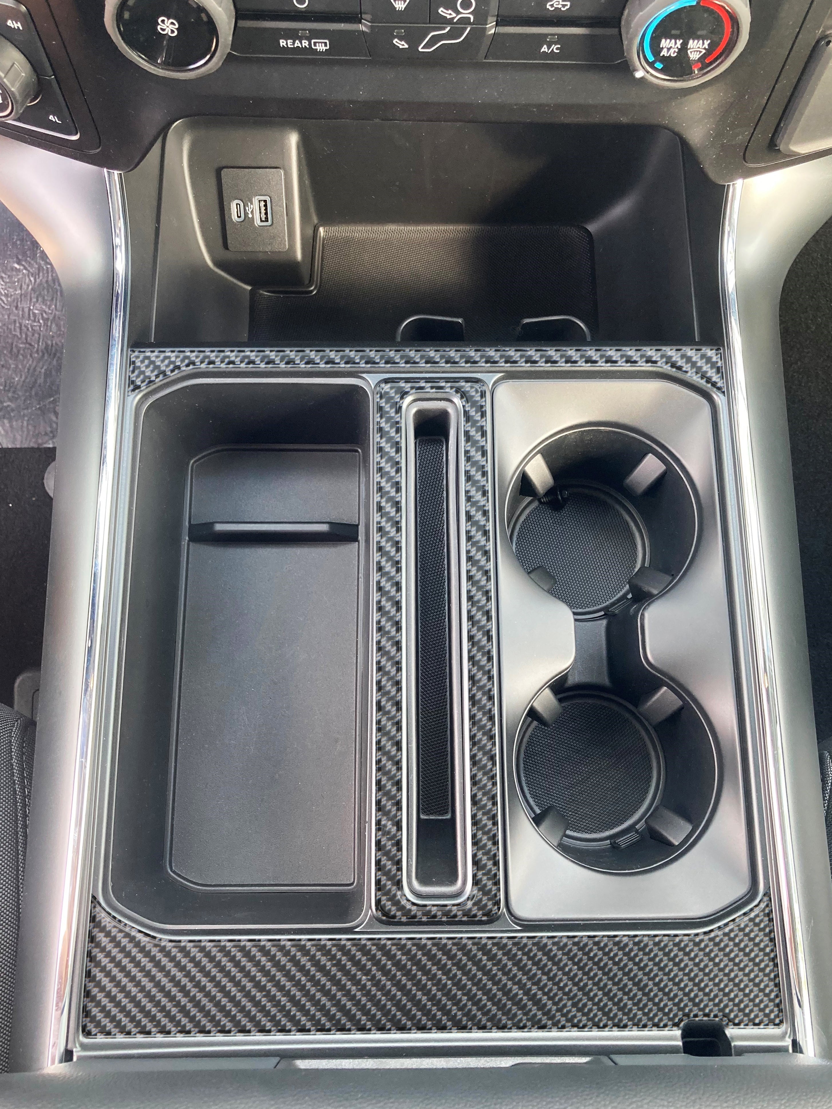 Center Console Accent Trim Fits 2021-2026 Ford F-150