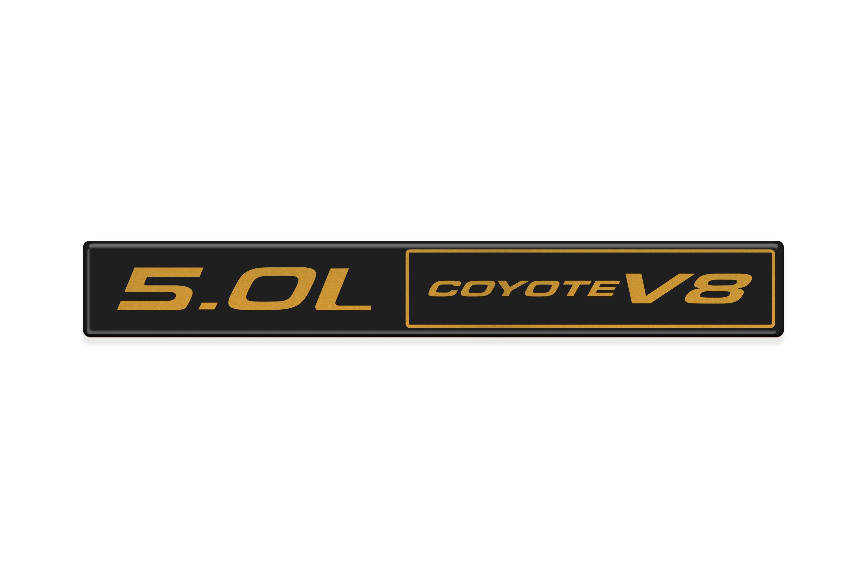 5.0L Coyote V8 Badge Fits Any Ford Model