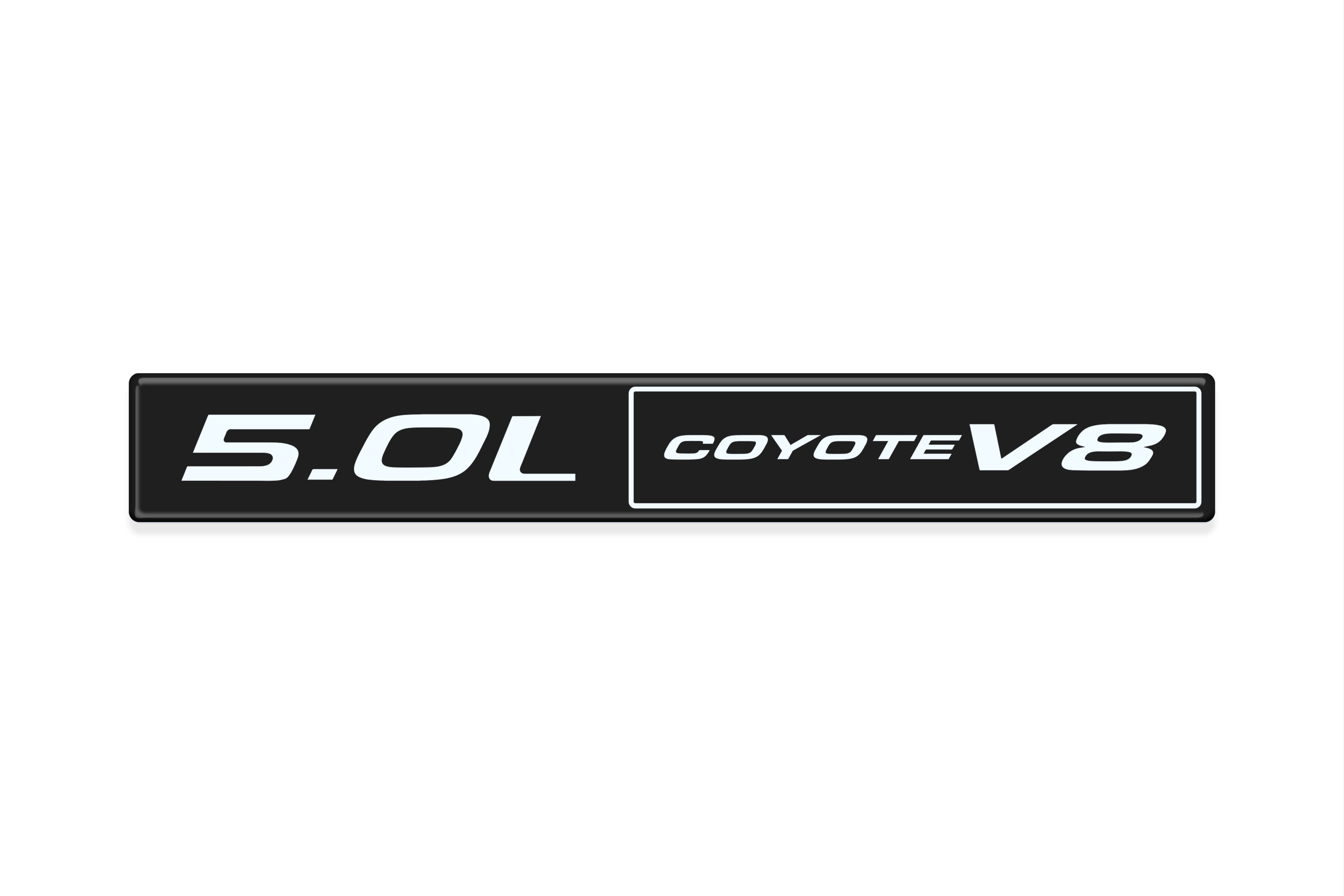 5.0L Coyote V8 Badge Fits Any Ford Model