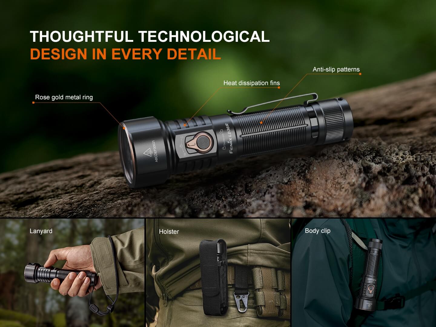 Fenix LD36R Multicolor Flashlight