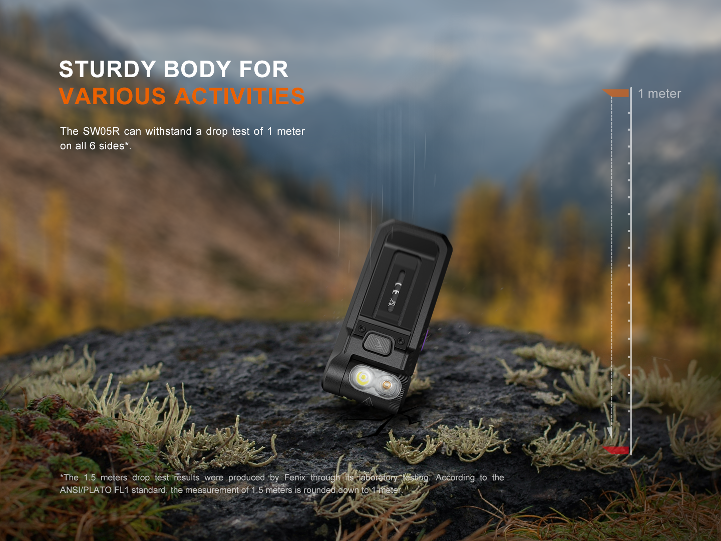 Fenix SW05R Multipurpose Clip-On Light with Red or UV Output