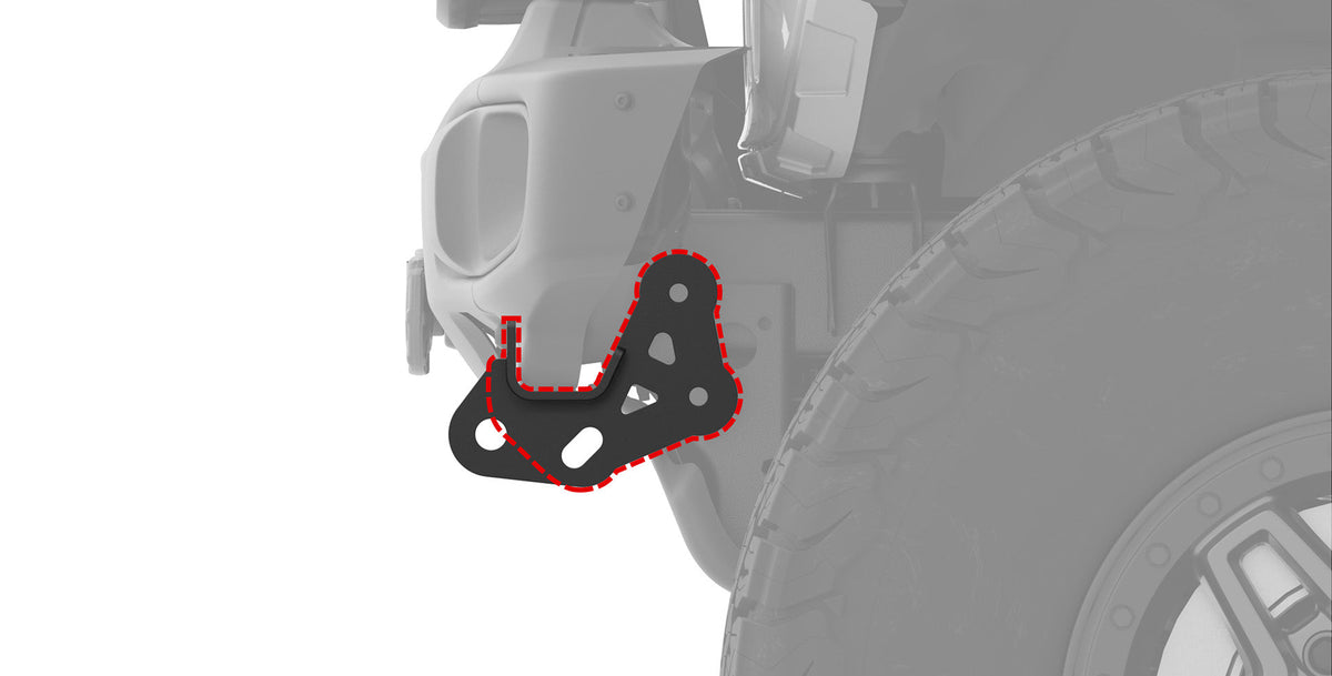 AEV Flat Tow Recovery Points for EX/RX Front Bumper - image 3