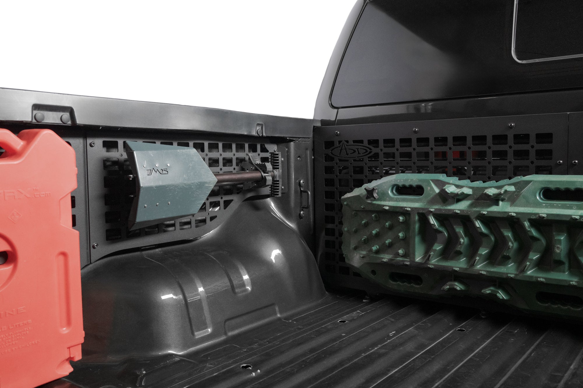 Ford-Ranger-Raptor-Bed-Molle-Panels-w-gear-2 - NVMOS