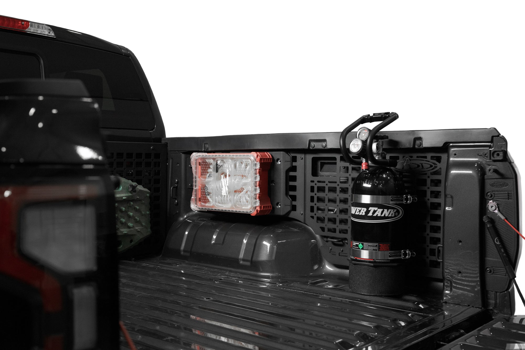 Ford-Ranger-Raptor-Bed-Side-Molle-Panels-w-gear-2 - NVMOS