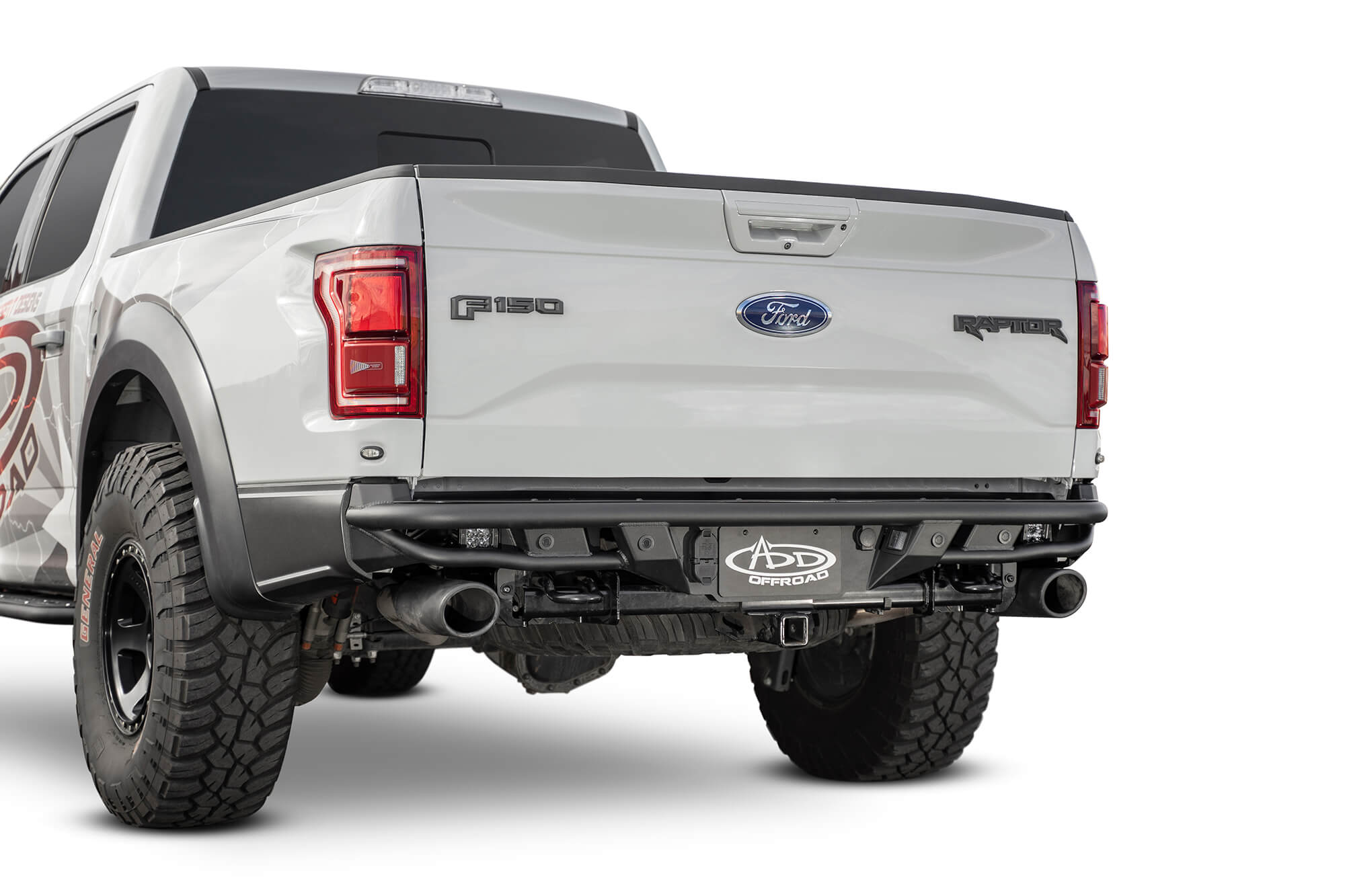 Ford-Raptor-steel-tube-rear-bumper - NVMOS