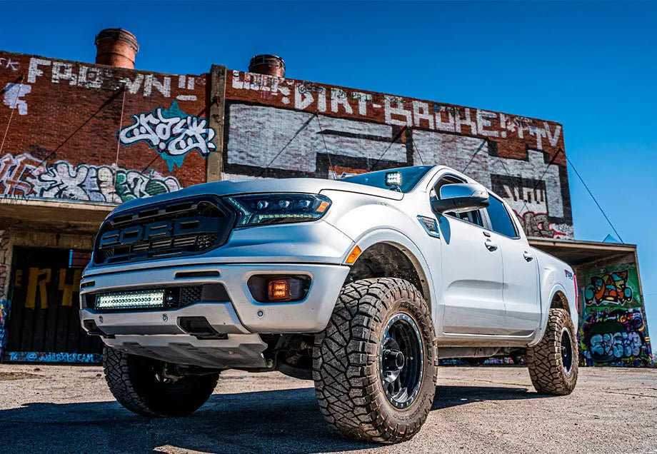 Cali Raised LED fog light pod bracket kit for 2019-2022 Ford Ranger