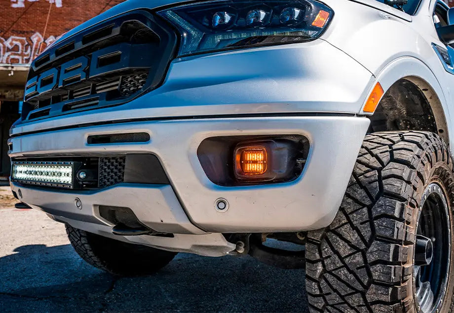 Cali Raised LED fog light pod bracket kit for 2019-2022 Ford Ranger