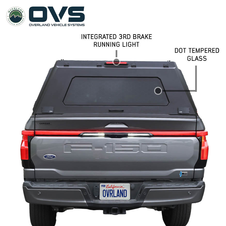 Overland Vehicle Systems Expedition PRO truck cap for 2021-2027 Ford F-150 - view 6
