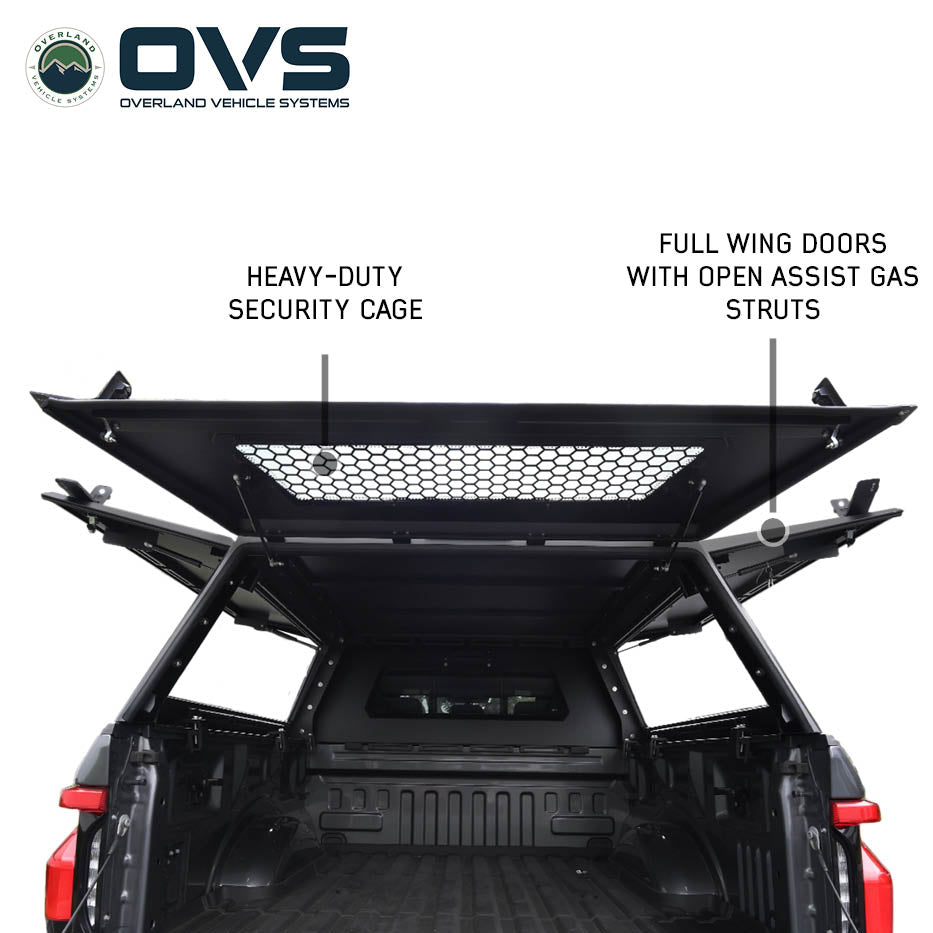 Overland Vehicle Systems Expedition PRO truck cap for 2021-2027 Ford F-150 - view 7