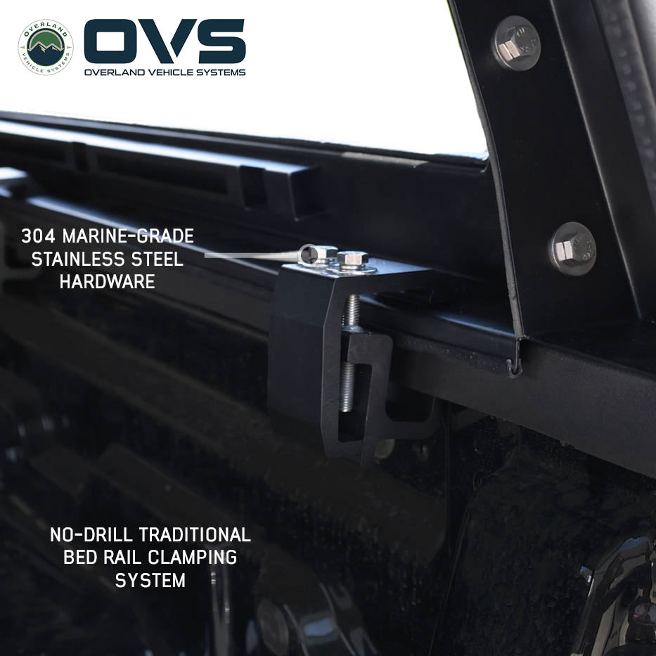 Overland Vehicle Systems Expedition PRO truck cap for 2022-2027 Ford Maverick - view 4