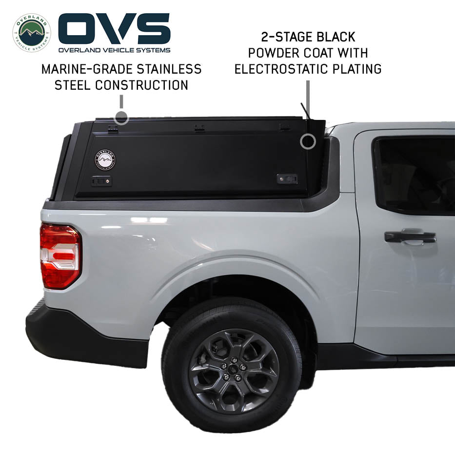 Overland Vehicle Systems Expedition PRO truck cap for 2022-2027 Ford Maverick - view 9