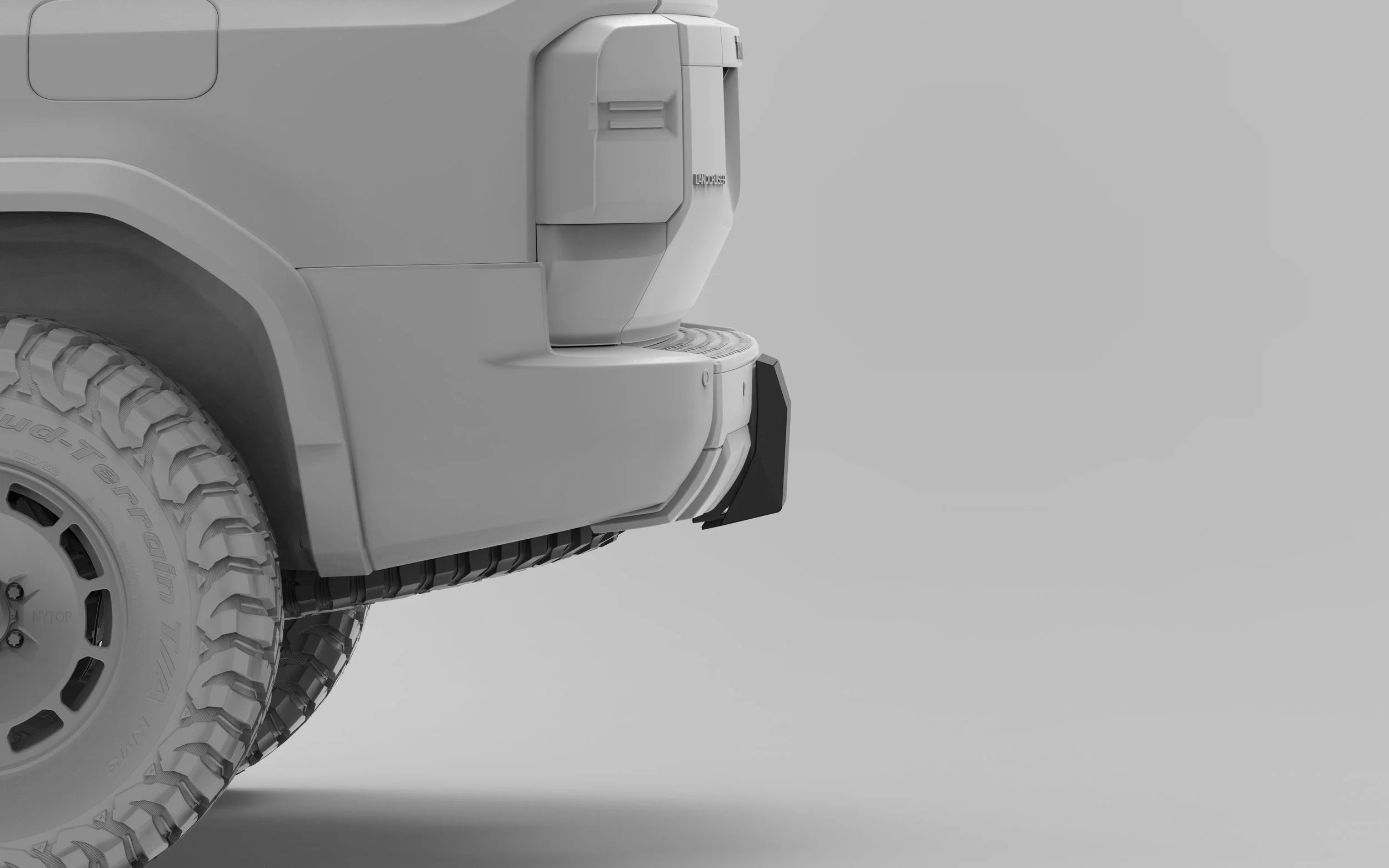 2024-Current Toyota Land Cruiser Rear Hitch Skid Cover