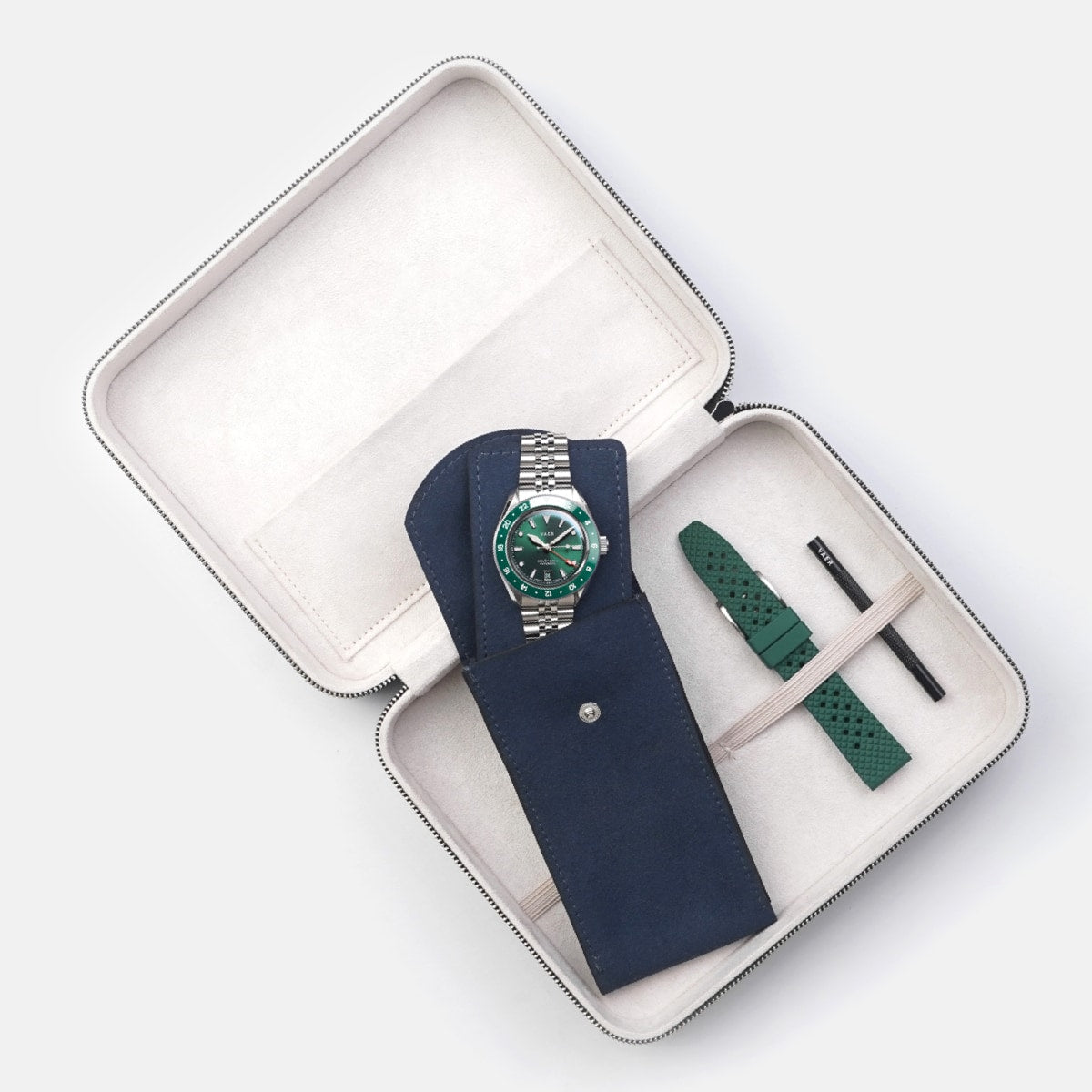 VAER G5 Meridian Green GMT Mens Watch - 39mm USA