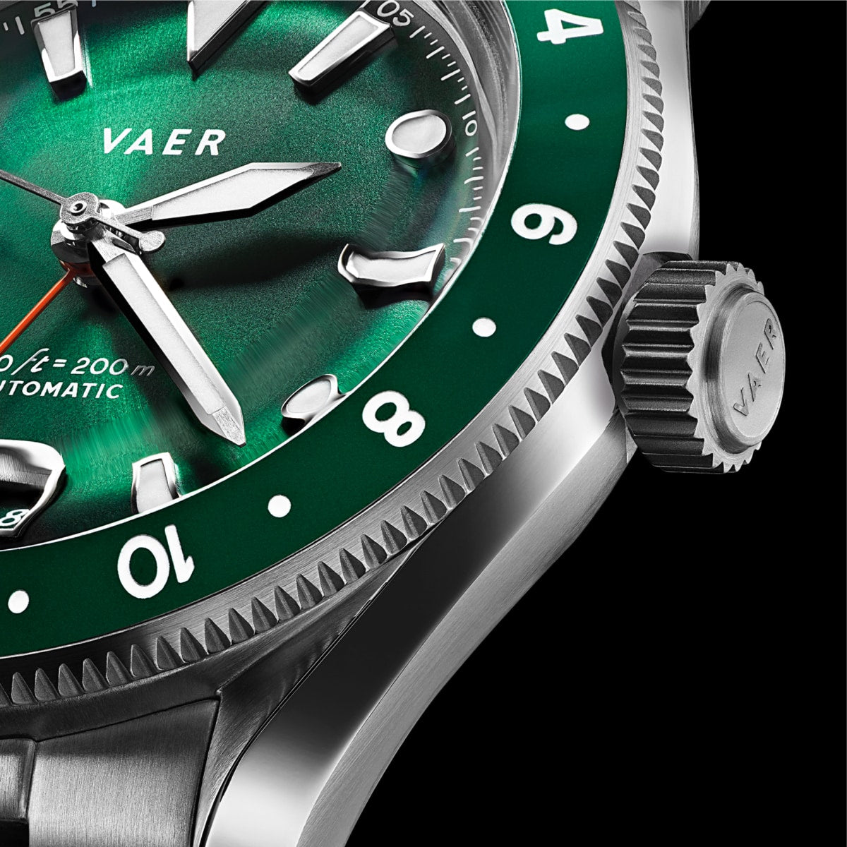 VAER G5 Meridian Green GMT Mens Watch - 39mm USA