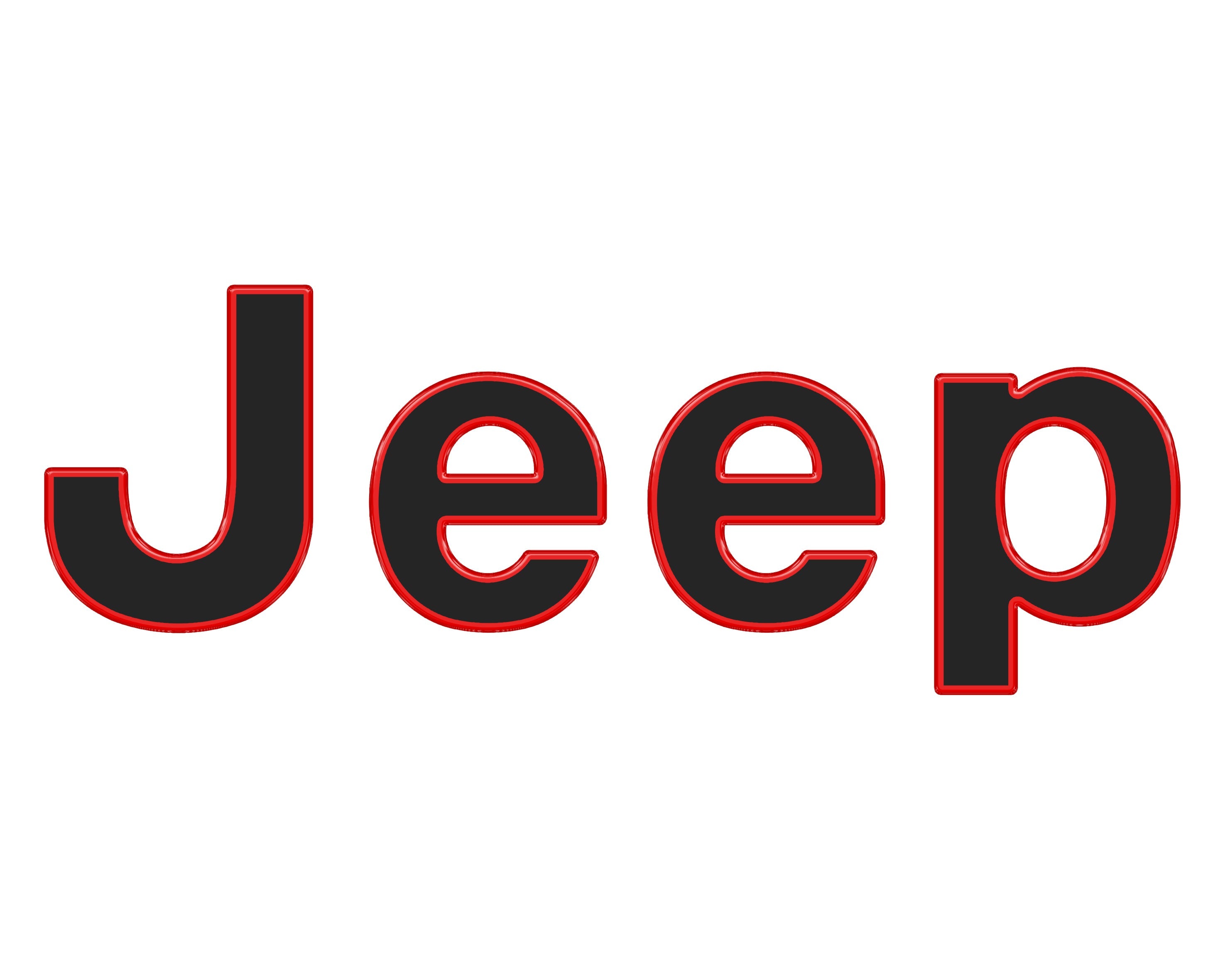 Tailgate Letter Overlays Fits 2019-2026 Jeep Gladiator