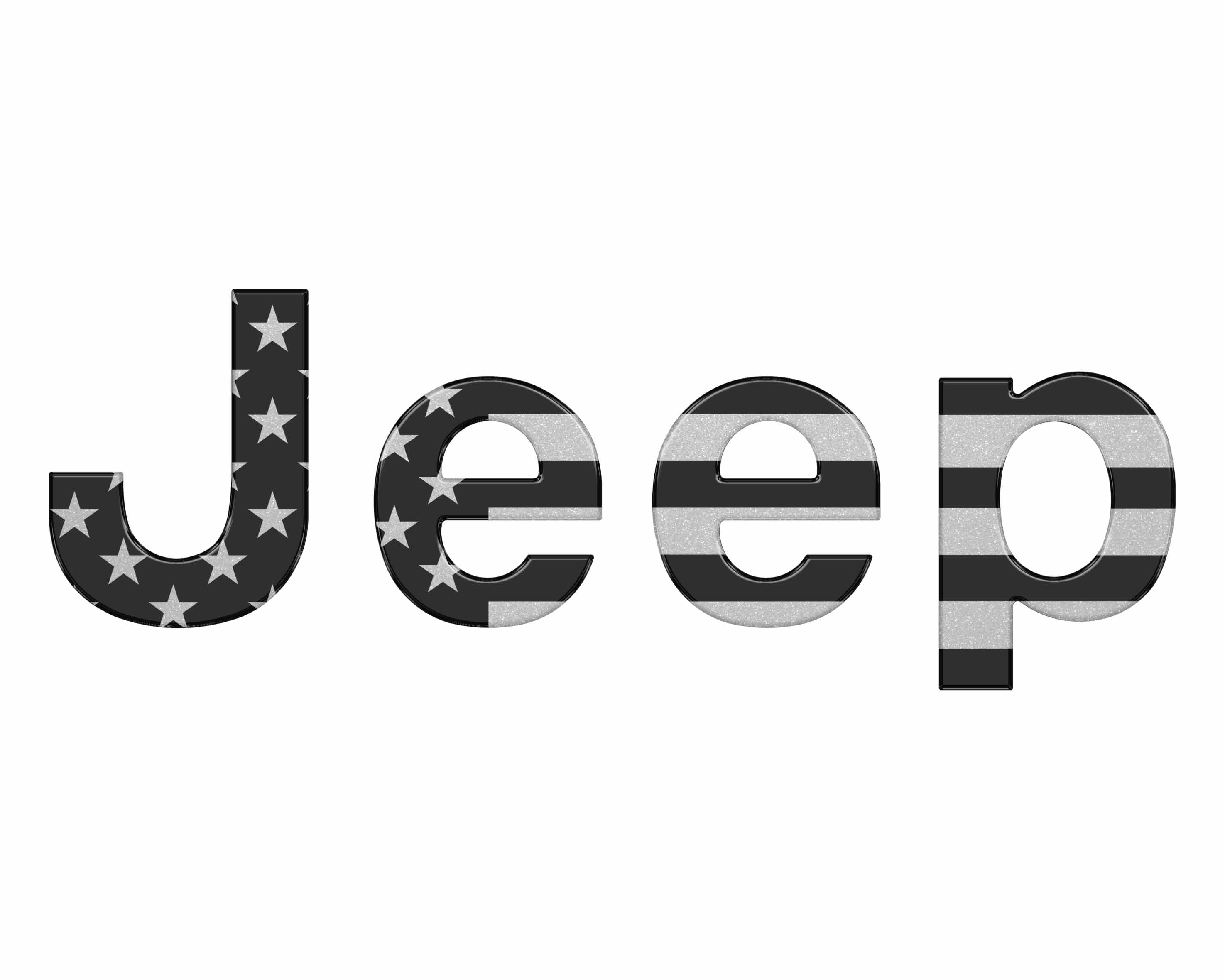 Tailgate Letter Overlays Fits 2019-2026 Jeep Gladiator