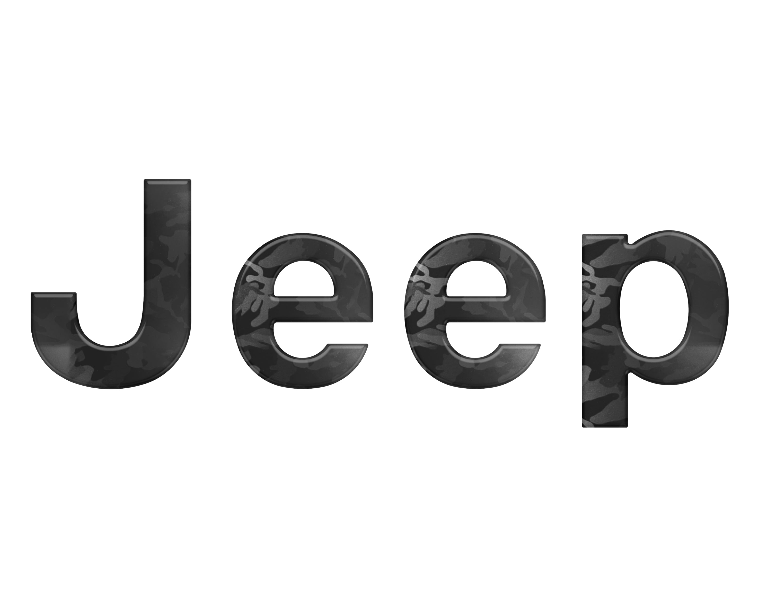 Tailgate Letter Overlays Fits 2019-2026 Jeep Gladiator