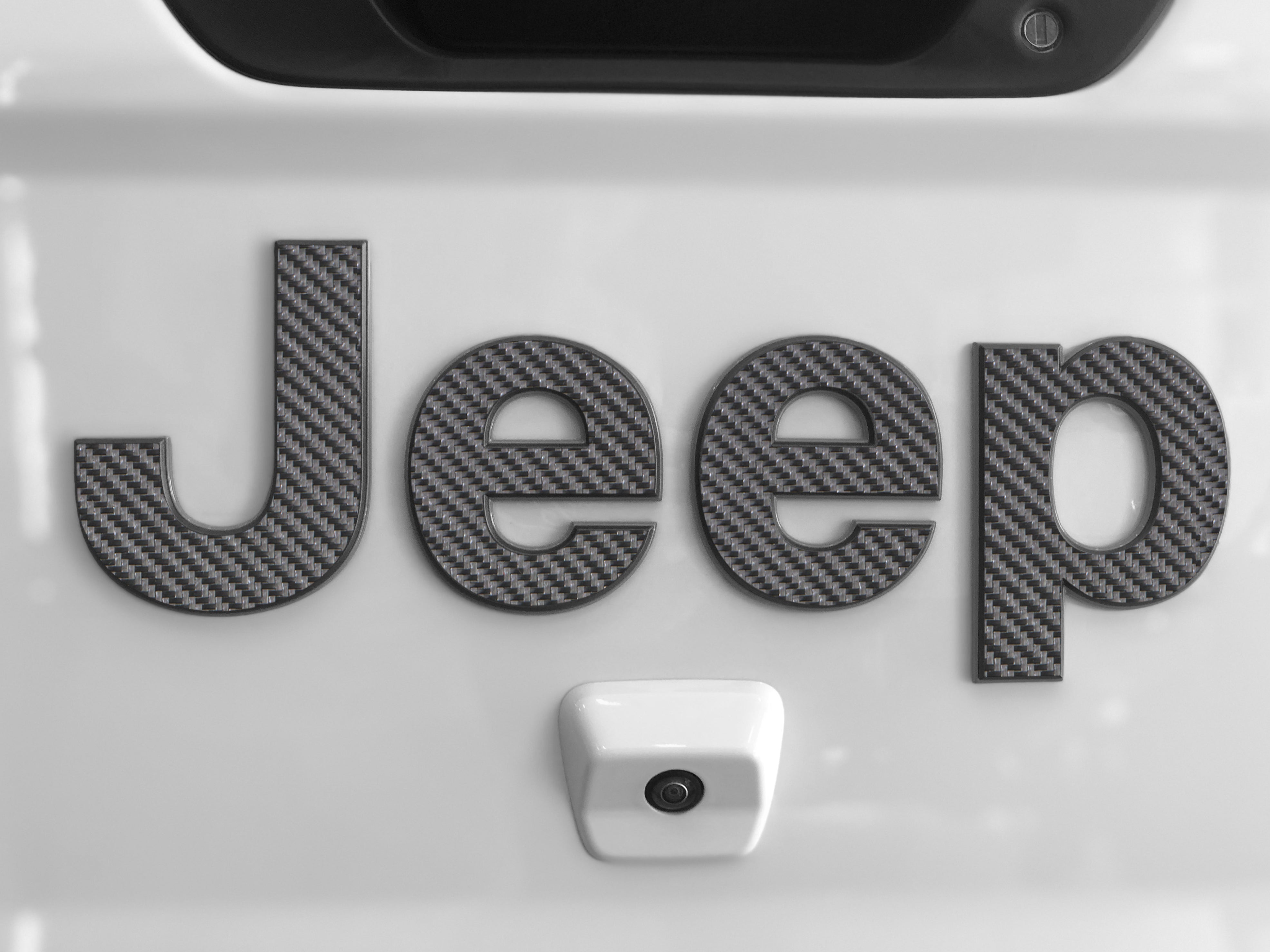Tailgate Letter Overlays Fits 2019-2026 Jeep Gladiator