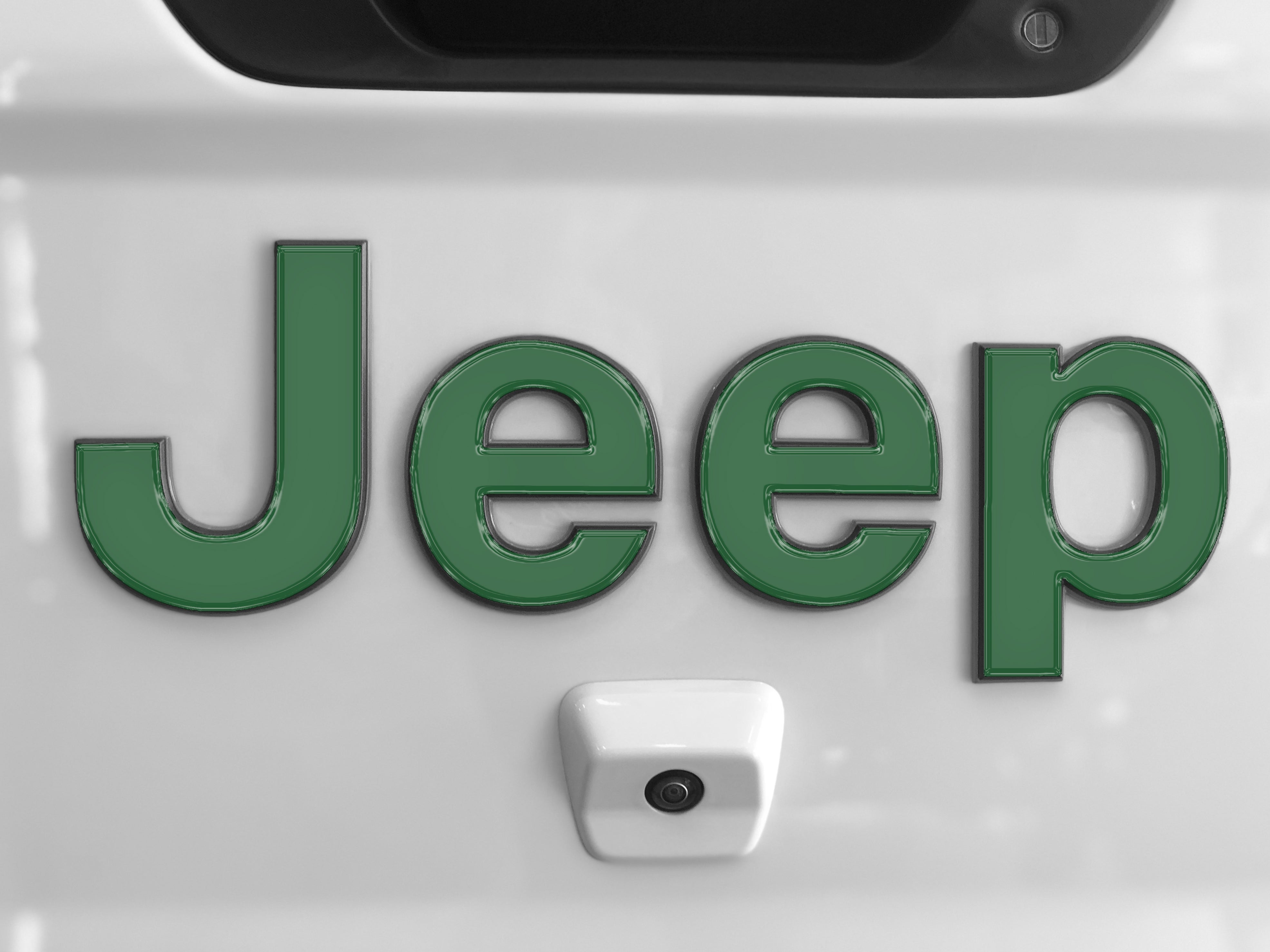 Tailgate Letter Overlays Fits 2019-2026 Jeep Gladiator