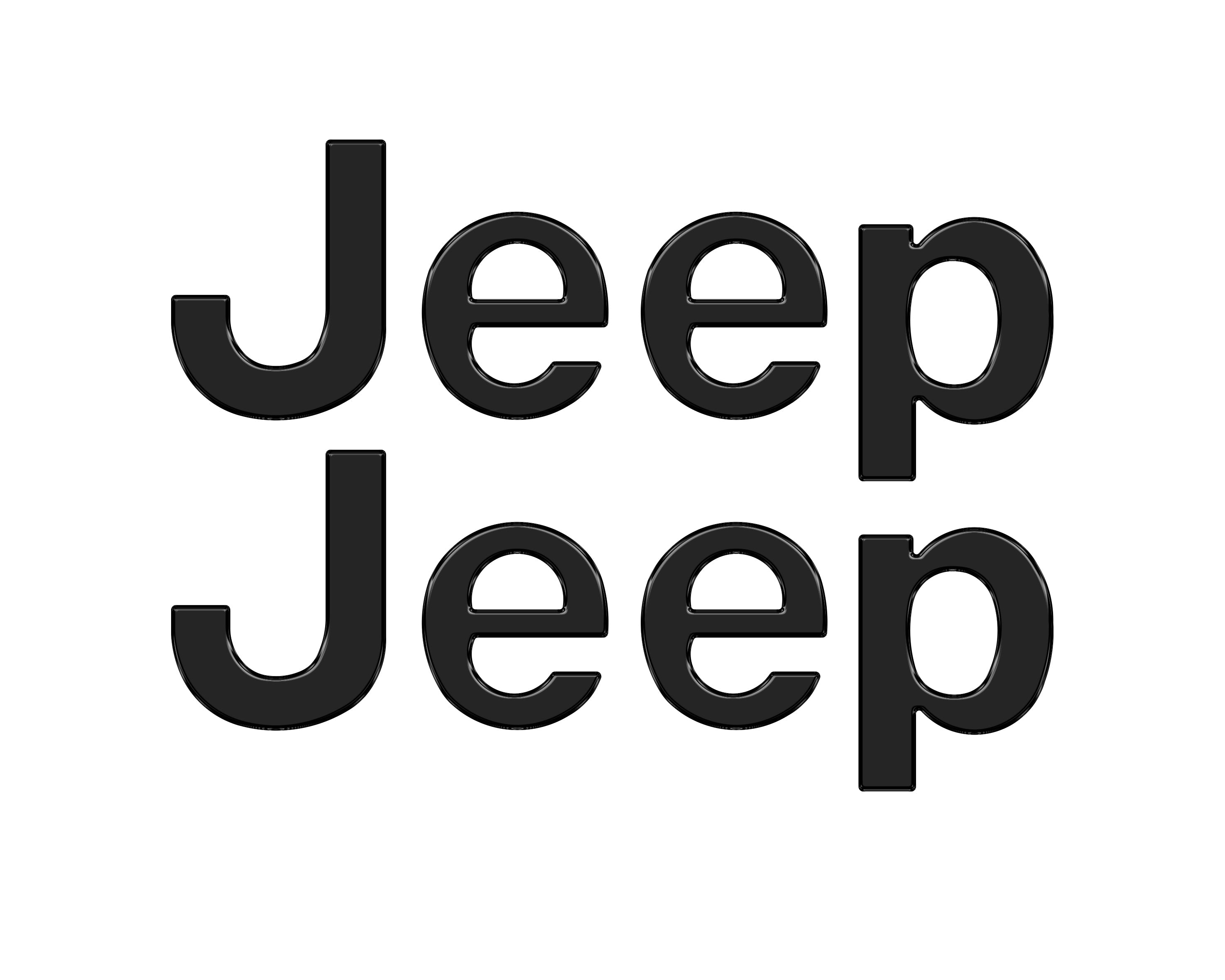 Driver & Passenger Side Emblem Overlays Fits 2019-2026 Jeep Gladiator