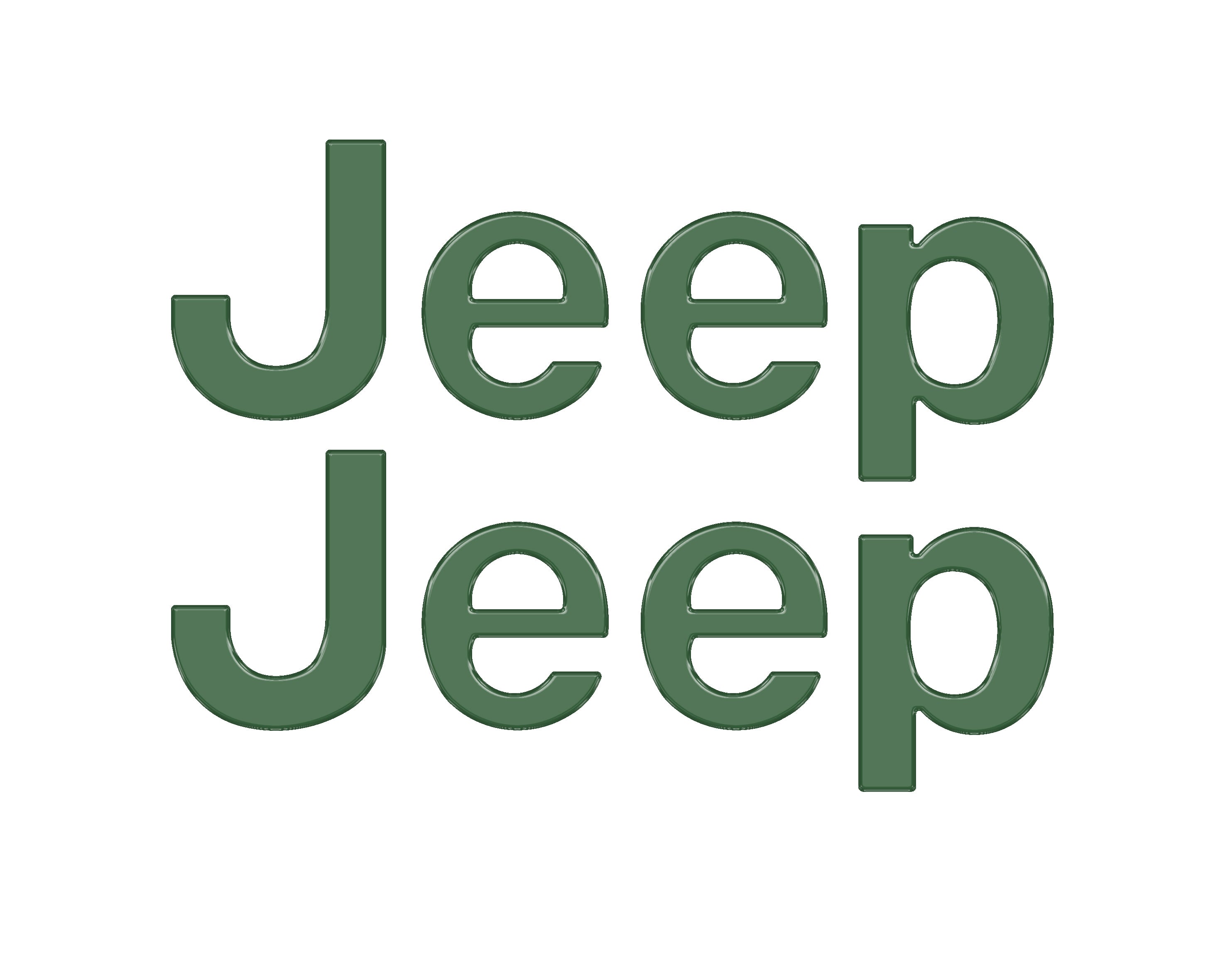 Driver & Passenger Side Letter Overlays Fits 2018-2026 Jeep Wrangler JL