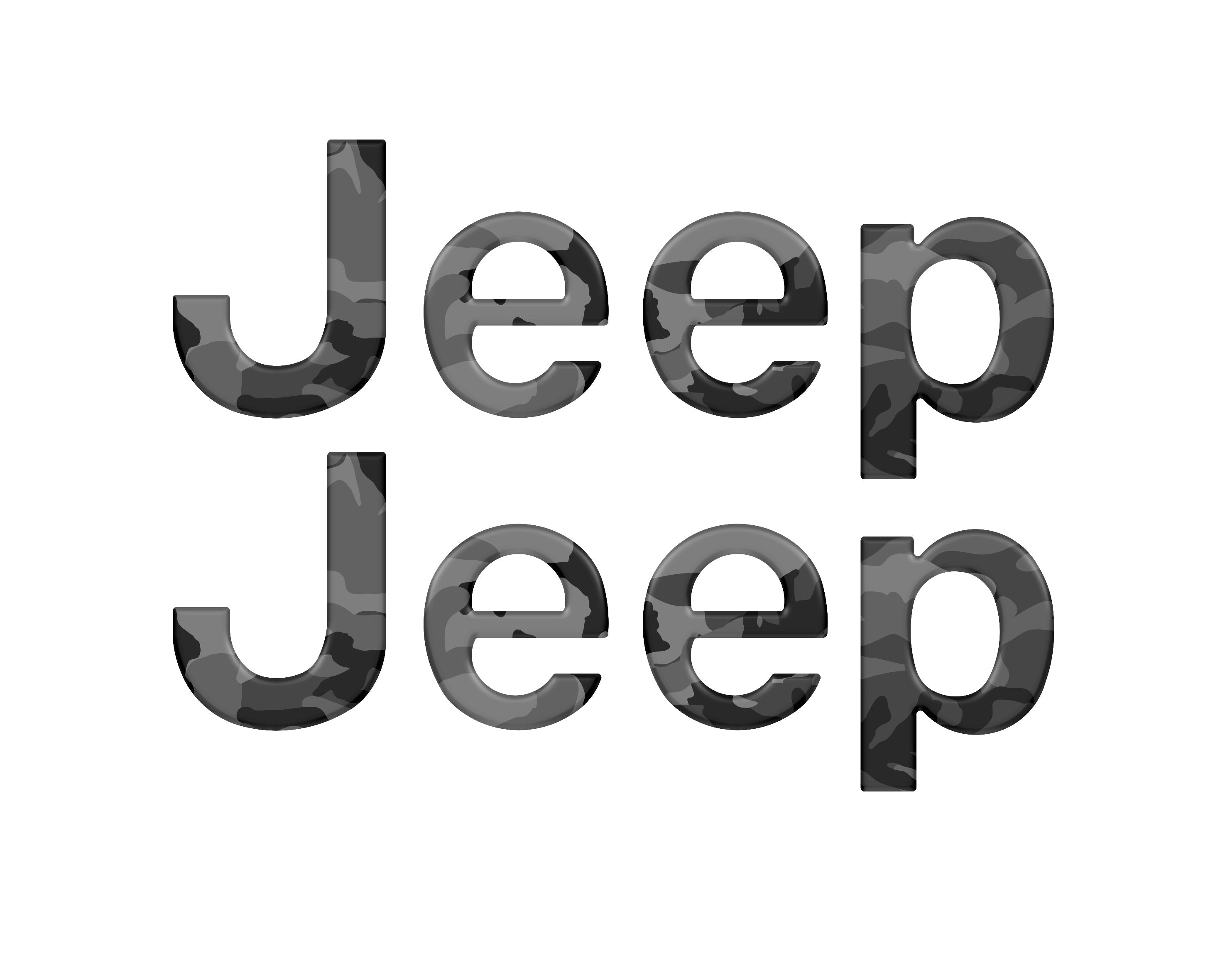 Driver & Passenger Side Letter Overlays Fits 2018-2026 Jeep Wrangler JL