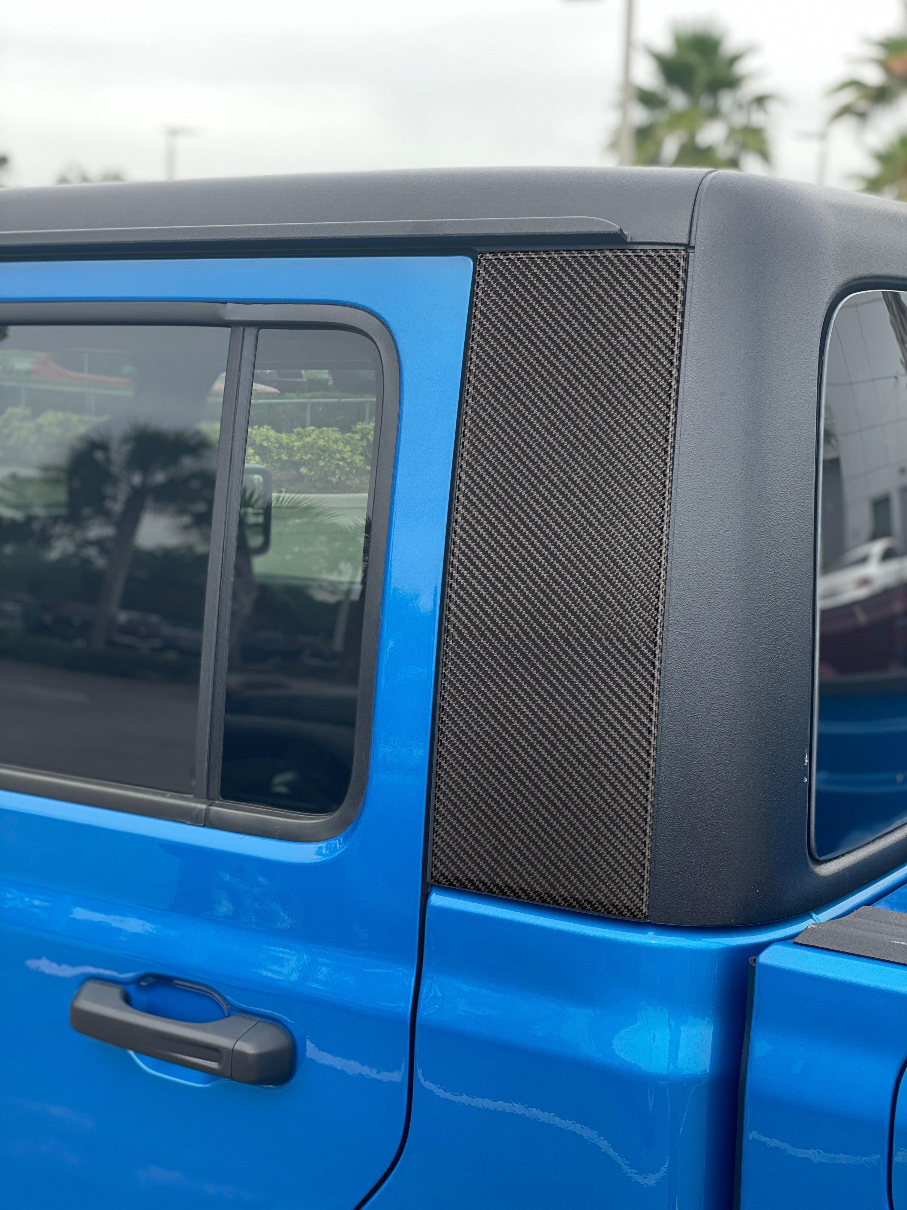 C Pillar Accent Overlays Fits 2019-2026 Jeep Gladiator