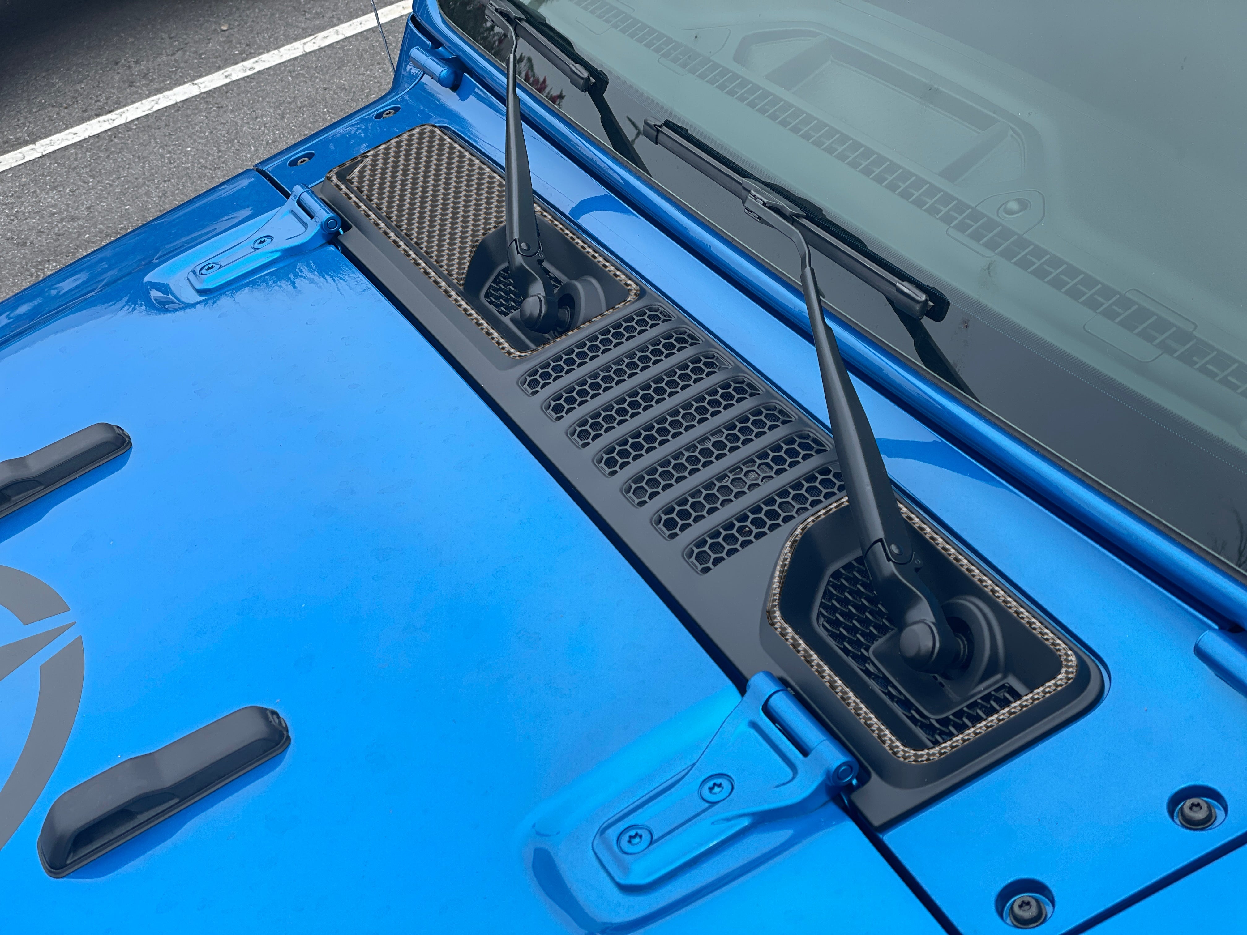 Center Cowl Accent Overlays Fits 2019-2026 Jeep Gladiator