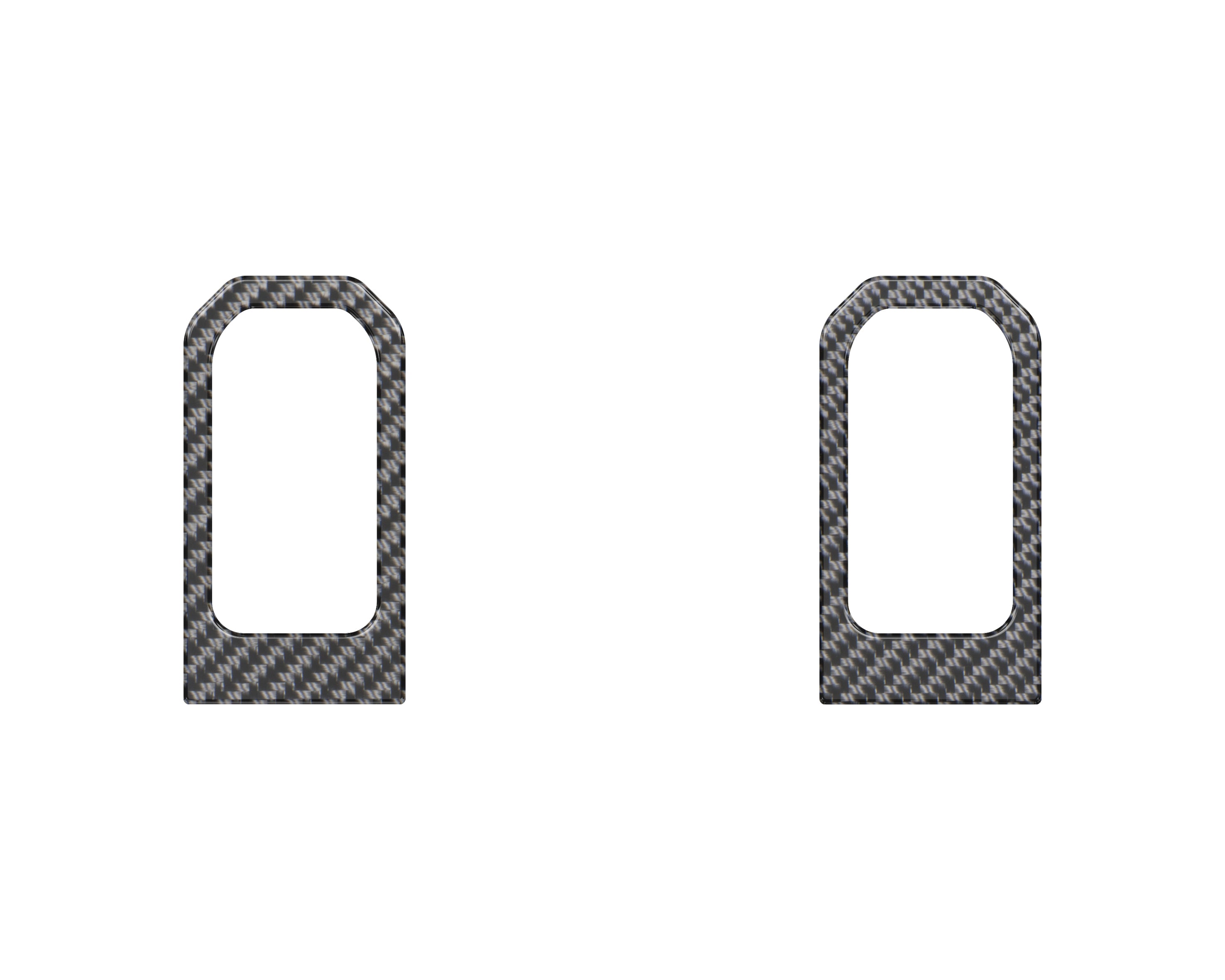 Hood Hinge Accent Overlays Fits 2019-2026 Jeep Gladiator