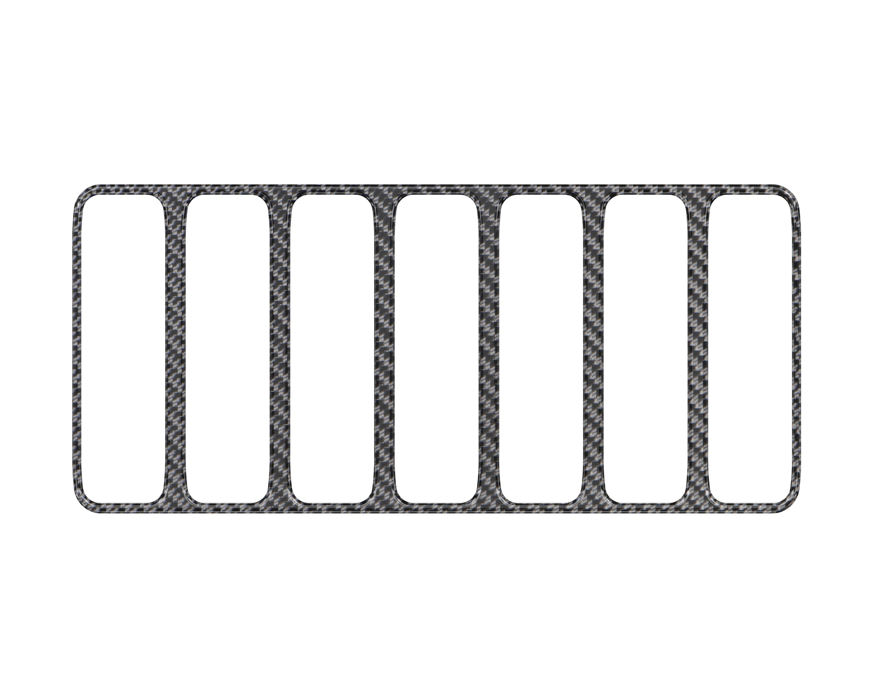 Upper Cowl Center Vent Overlay Fits 2019-2026 Jeep Gladiator