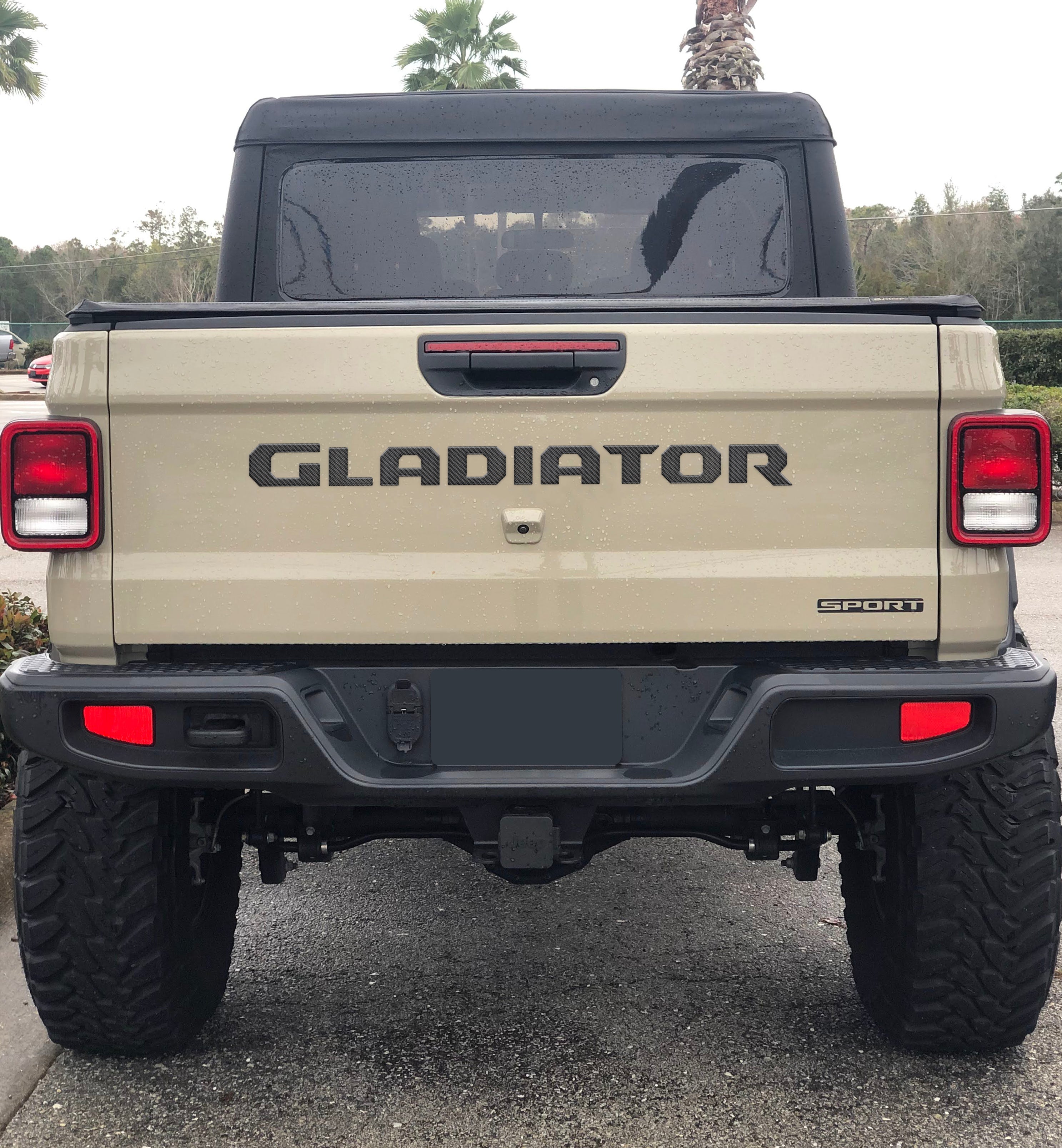 Tailgate Letter Replacement Overlays Fits 2020-2026 Jeep Gladiator