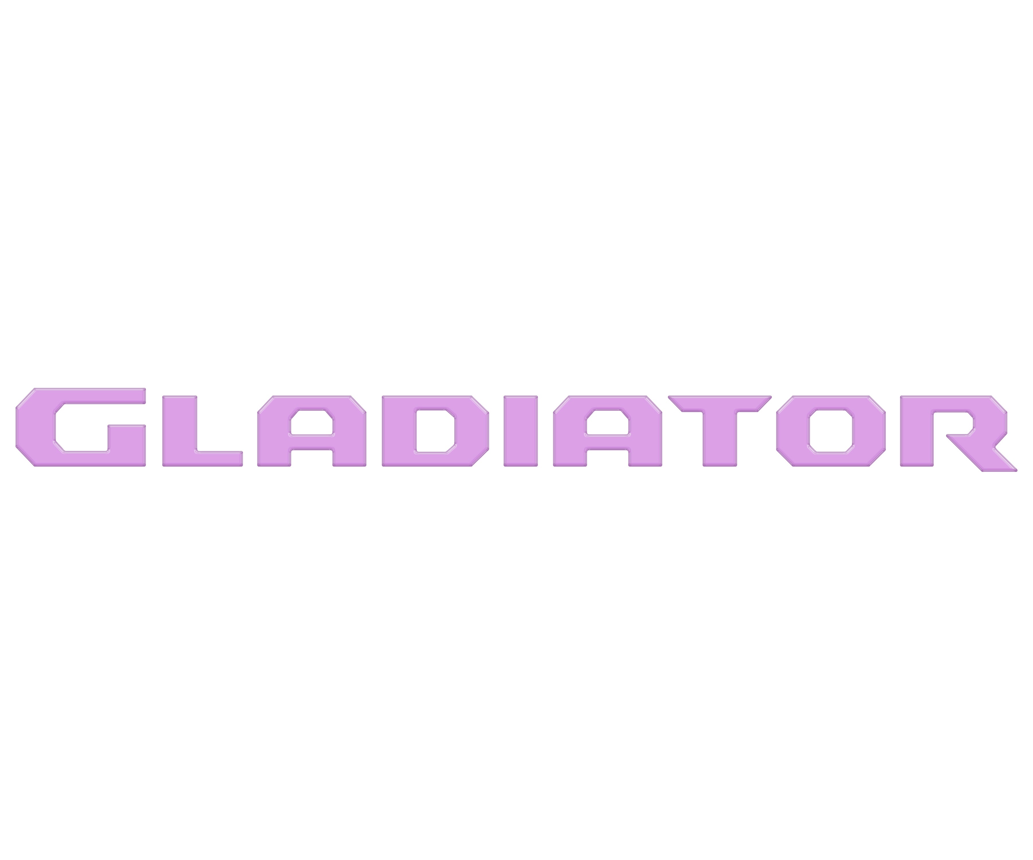 Tailgate Letter Replacement Overlays Fits 2020-2026 Jeep Gladiator