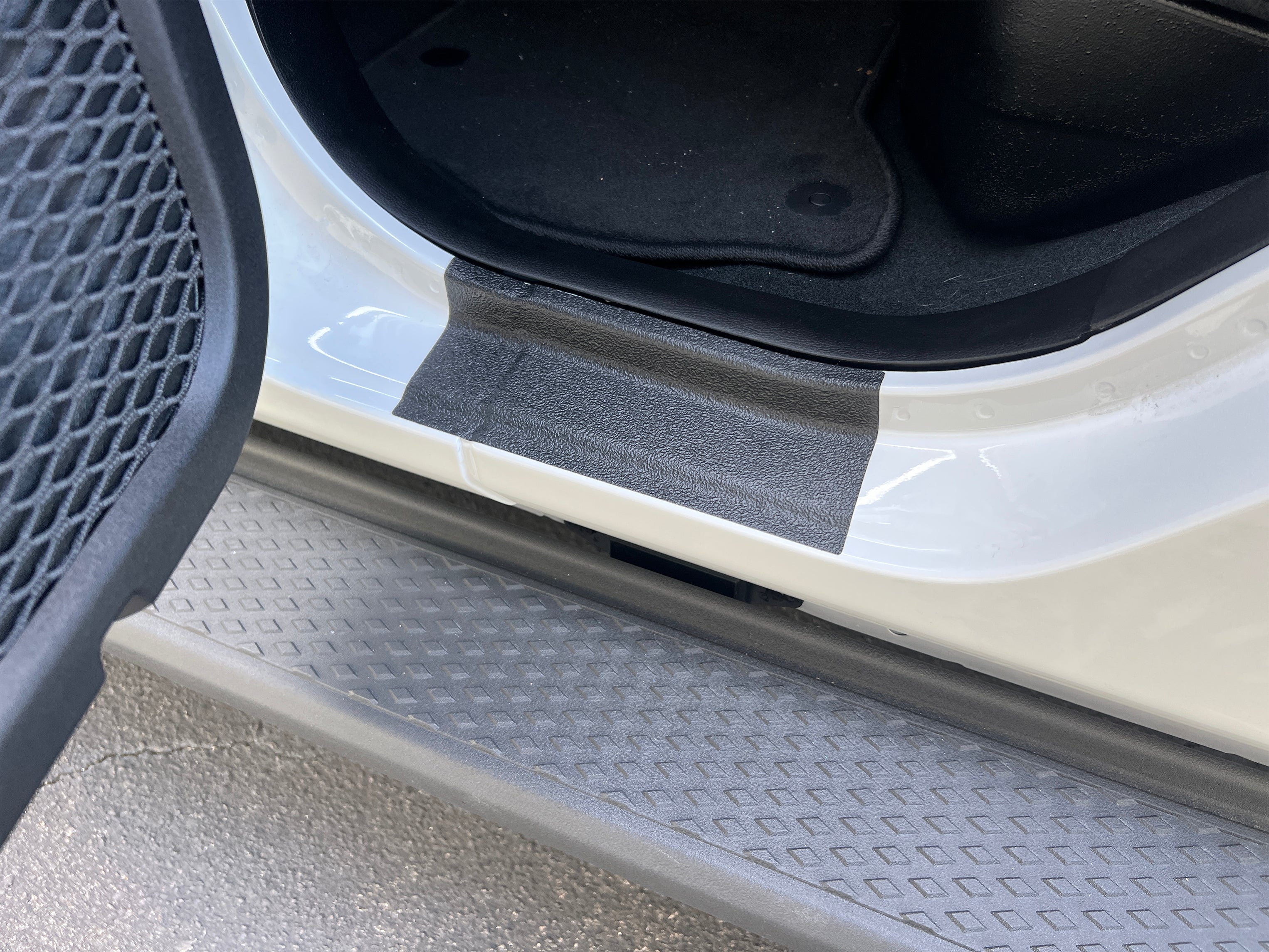 Textured Door Sill Overlays Fits 2019-2026 Jeep Wrangler