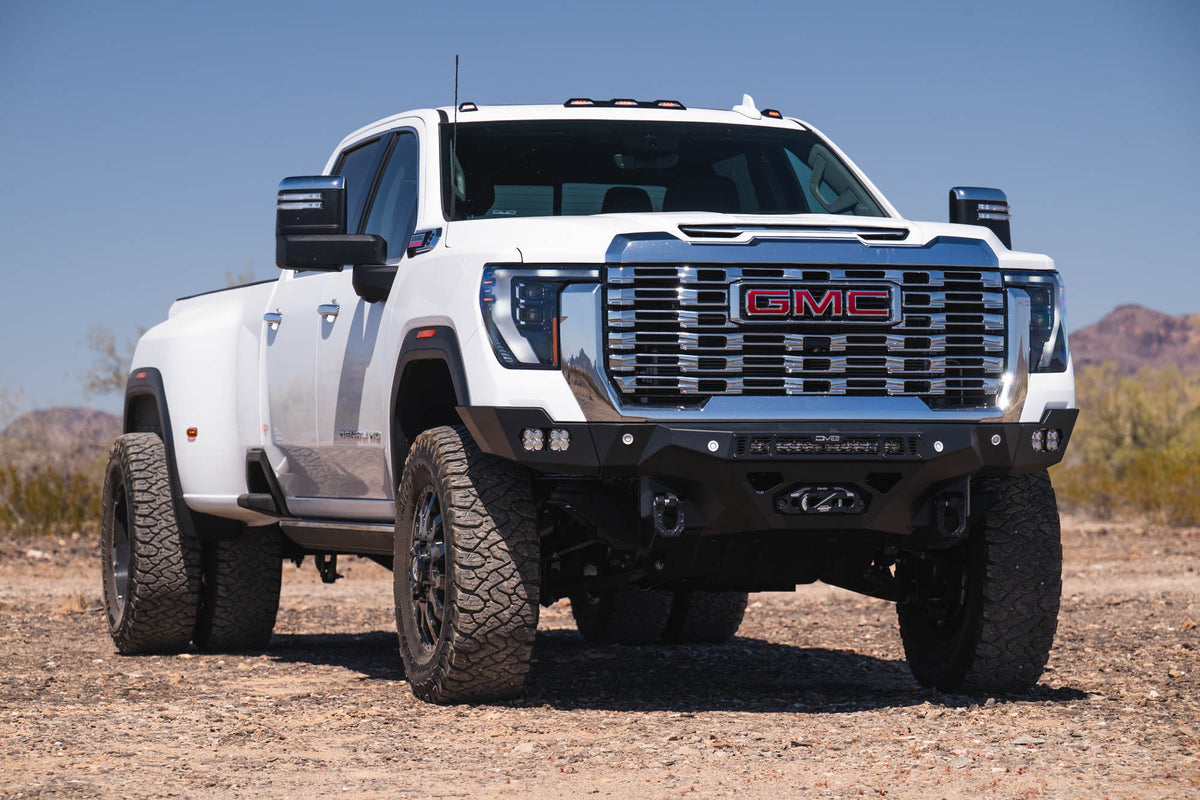 DV8 Offroad Spec Series front bumper for 2024-2026 GMC Sierra 2500HD/3500HD