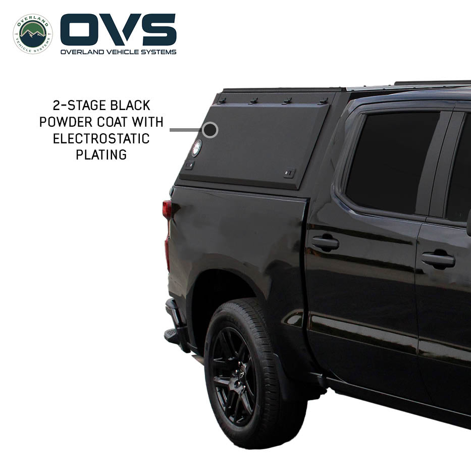 Overland Vehicle Systems Expedition PRO truck cap for 2019-2027 Chevy Silverado / GMC Sierra 1500 - view 9