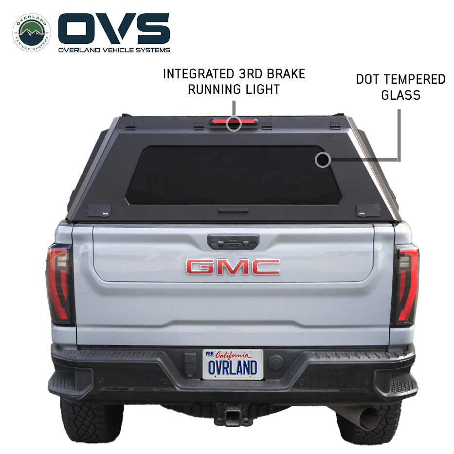 OVS Expedition PRO stainless steel truck cap for 2020-2027 Chevy Silverado / GMC Sierra 2500/3500 HD 6.9 ft bed - view 4