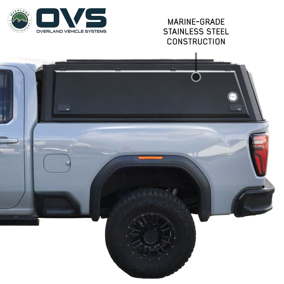 OVS Expedition PRO stainless steel truck cap for 2020-2027 Chevy Silverado / GMC Sierra 2500/3500 HD 6.9 ft bed - view 9