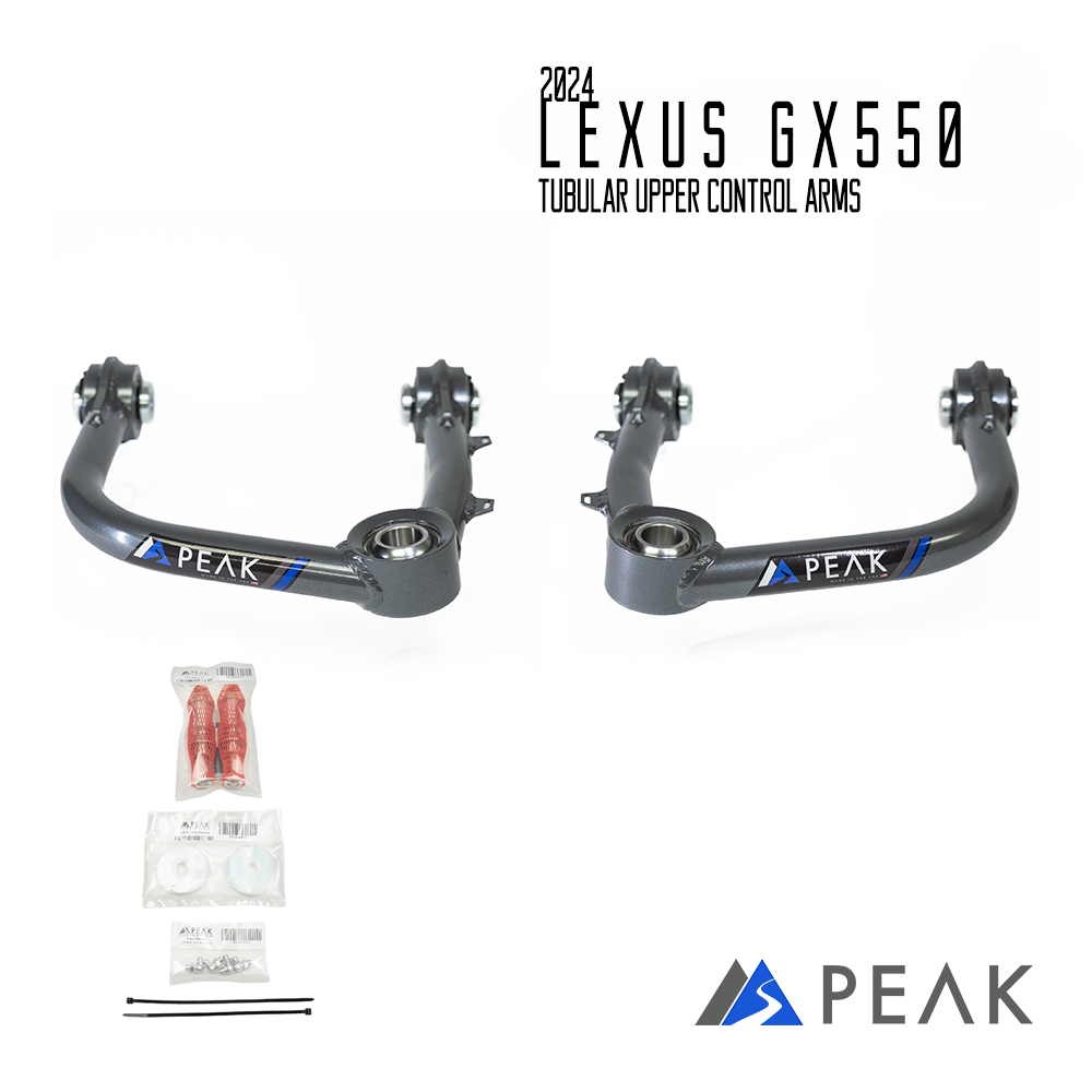Peak Suspension Tubular Upper Control Arms – 2024+ Lexus GX550 for 2024+ Lexus GX