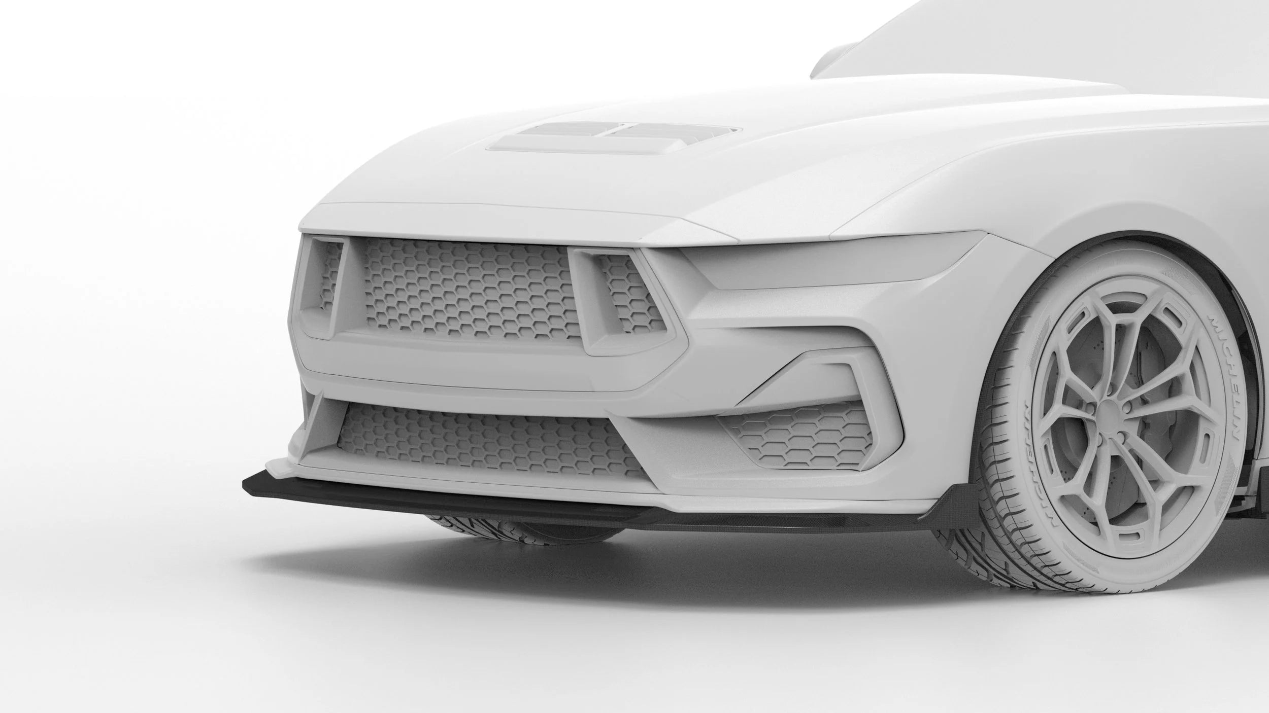 2024-Current Ford Mustang Splitter Extension