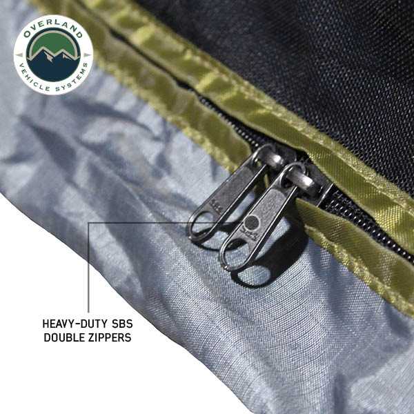Overland Vehicle Systems HD Nomadic 90 degree awning room enclosure with 4 walls and floor - view 6
