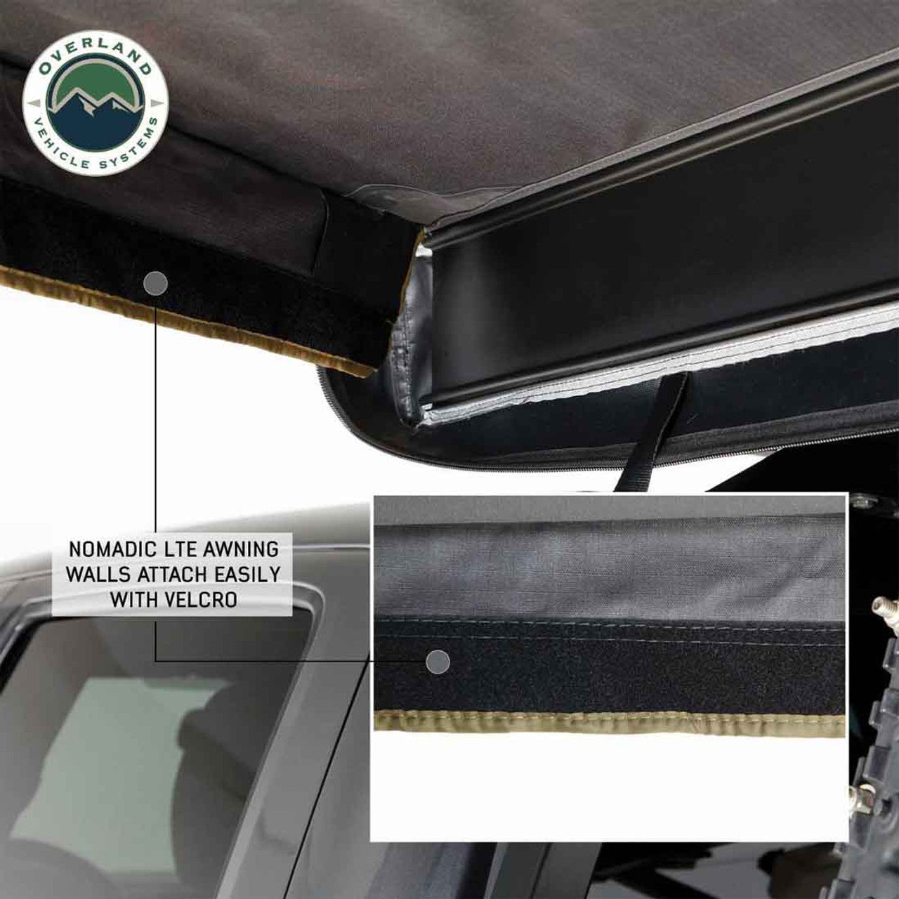 HD Nomadic 180 LTE Awning Wall with Windows