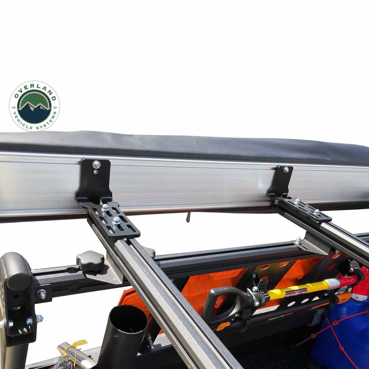 HD Nomadic 270 LT Awning - Dark Gray With Black Travel Cover Universal