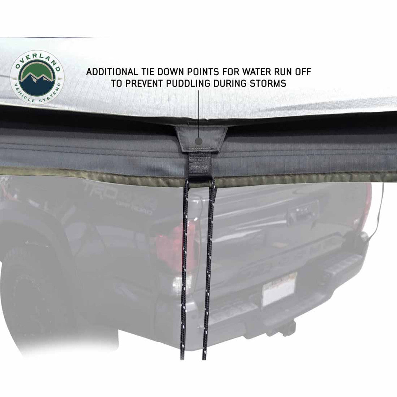 HD Nomadic 270 LT Awning - Dark Gray With Black Travel Cover Universal