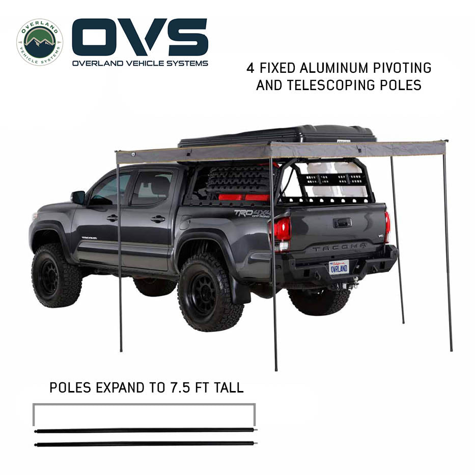 Overland Vehicle Systems HD Nomadic 270 LTE awning driver side - view 2
