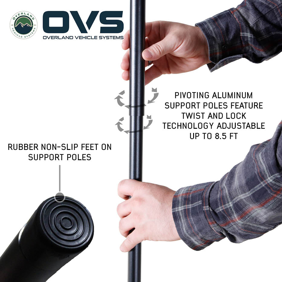 Overland Vehicle Systems HD Nomadic 270 LTE awning passenger side - view 4