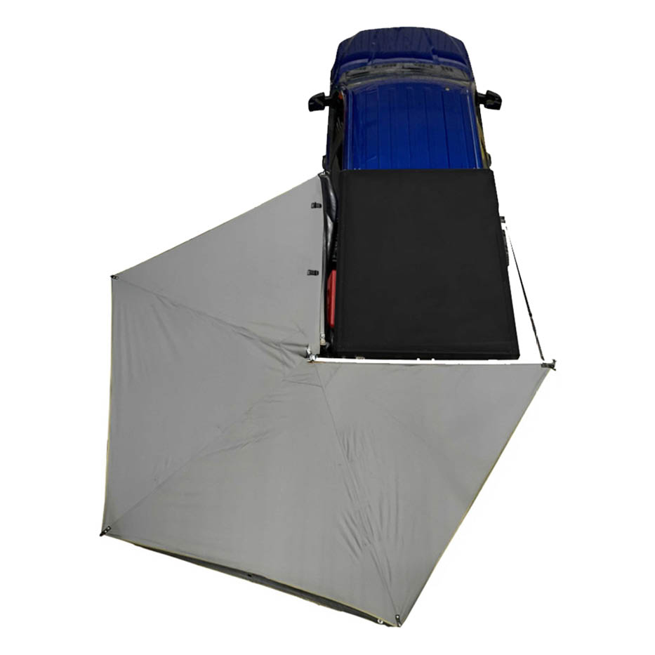 Overland Vehicle Systems HD Nomadic 270 LT awning, driver side, dark gray