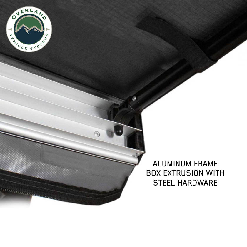 Overland Vehicle Systems HD Nomadic 90 degree awning in grey with black travel cover - view 7