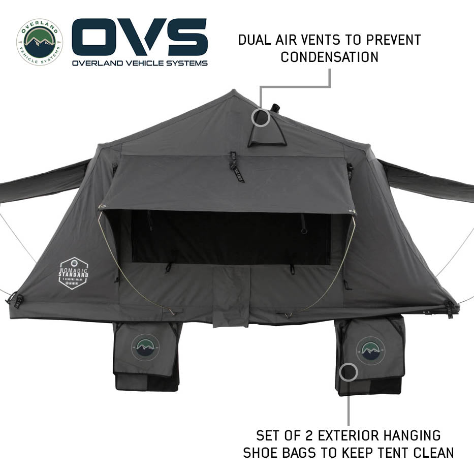 OVS HD Nomadic Standard soft shell roof top tent - view 4