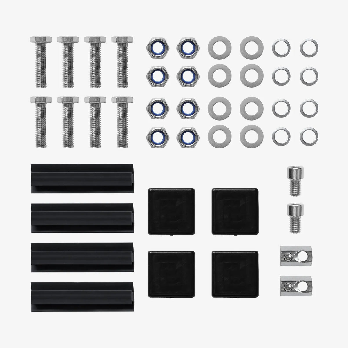 Inspired Overland rooftop tent hardware kit for universal fit