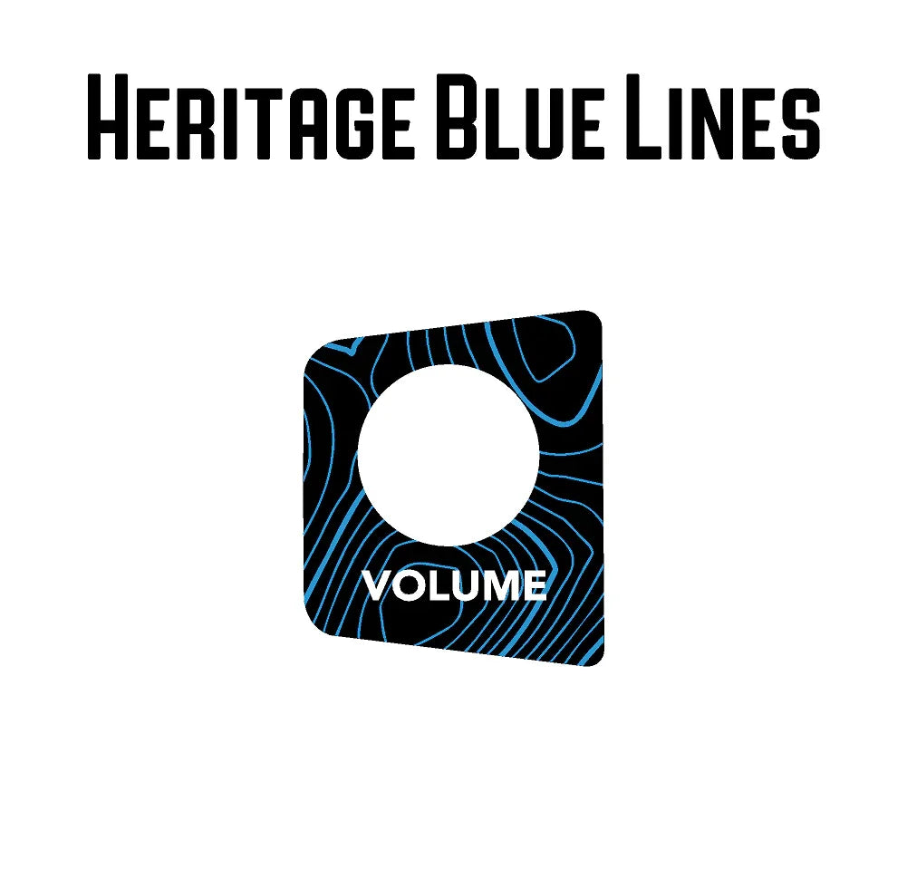 StickerFab Topographic Volume Button Trim Cover - 2024+ Land Cruiser